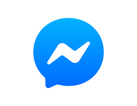 Facebook Messenger mygtukas Facebook Messenger mygtukas