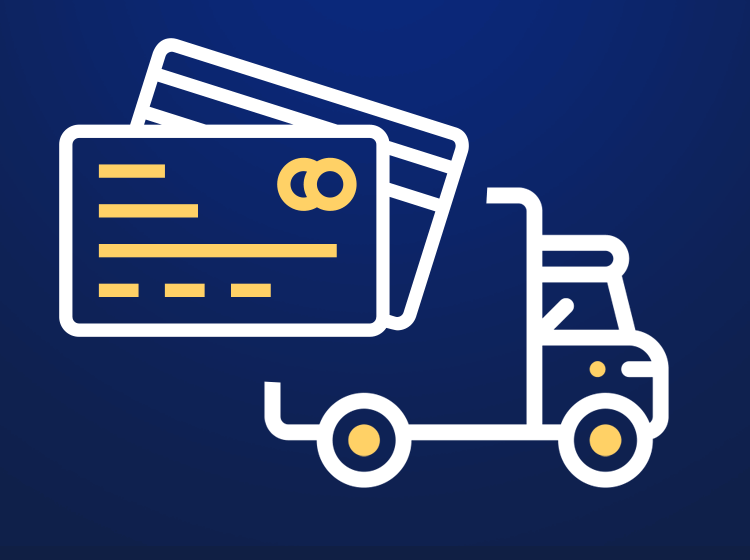 Apmokėjimas bankine kortele pristatymo metu